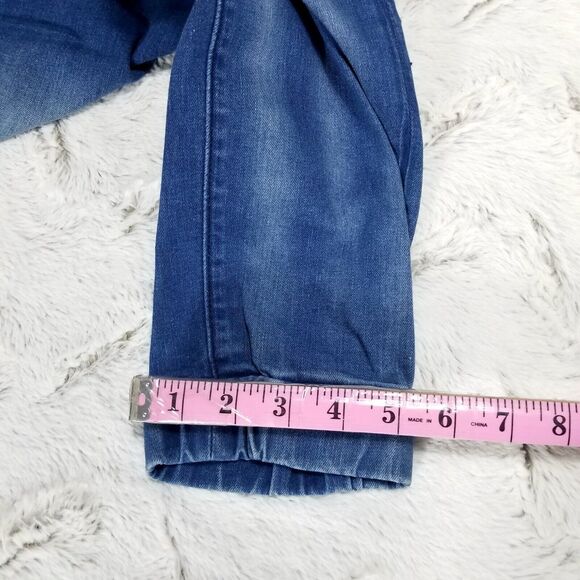 Being Human Jeans Mens Size 32x30 Blue Jogger Drop Crotch Slim Drawstring Denim - Picture 7 of 13